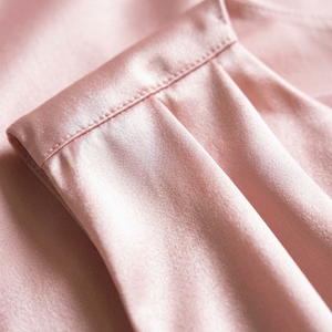 Robe longue plissée élégante pour femme, col polo, taille naturelle, coupe droite, ceinturée, éco-responsable, qualité supérieure - Product Image 6