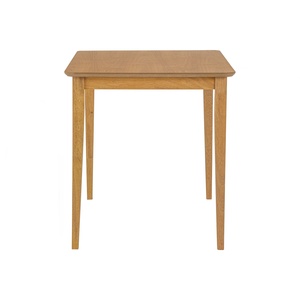 Mesa de Comedor Moderna de Madera Maciza de Roble Malayo, Acabado en Roble Natural, Mesa de Cocina Rectangular para 4 Personas, Muebles para Apartamento - Product Image 4
