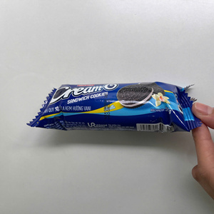 Galletas Sándwich de Chocolate Cream-O Más Vendidas, Crema de Vainilla, 54g x 48 Bolsas, Galleta de Chocolate Crujiente, Precio Competitivo al por Mayor - Product Image 4