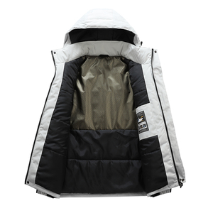 Logo Custom Windproof Winter Jacket Hooded Waterproof Windbreaker for Mens - Product Image 2