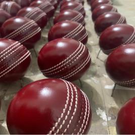 Wholesale Supply Classic Leather Cricket <b>Ball</b> With Traditional Seams Durable Woven Design For Cricket Use - Product Image 3
