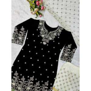 Robes de soirée de créateur, tenue de soirée, haut, palazzo, dupatta - Product Image 1