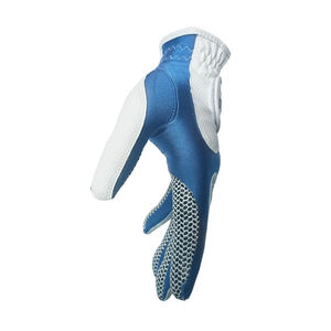 Guantes de Golf de Cuero Genuino Hechos a Medida OEM para Mano Izquierda, Dedos Completos, Antideslizantes, de Secado Rápido, Venta al por Mayor, Marca Privada, Deportivos - Product Image 5