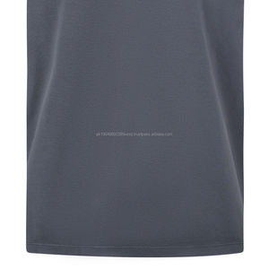 Camiseta de Hombre de Alta Calidad 100% Algodón, Ecológica, Transpirable, con Logotipo Personalizable, Modelo Nuevo, Cuello Redondo, Color Carbón, 220 Gramos - Product Image 3