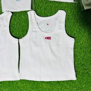 เสื้อกล้ามผ้าฝ้ายริบบิ้นปักลายดอกกล้วยไม้สีเหลืองและสีม่วงสำหรับผู้หญิง เสื้อครอปแขนกุดสำหรับฤดูร้อน ขายส่งจำนวนมาก - Product Image 6
