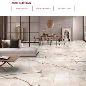 Carreaux de porcelaine polie AMA ZON_NATURALS First Choice Onyx 24x48, surface brillante, carreaux vitrifiés, appartement moderne, céramique Novac - Product Image 6