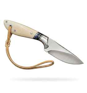 New trending handmade Fixed blade Stainless steel Custom private label Premium <b>bone</b> <b>handle</b> Survival <b>knife</b> - Product Image 1