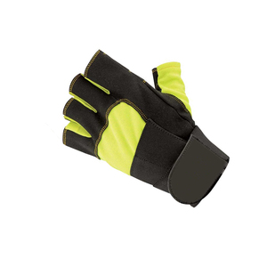 Leather Half Finger Gym <b>Gloves</b> <b>with</b> Hand <b>Grips</b> Breathable for Weight Lifting and Outdoor Cycling Unisex - Product Image 1