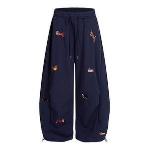 Pantalones Deportivos Casuales para Mujer, Estilo Vintage, Primavera 2026, 100% Algodón, Tela French Terry, Cintura Elástica, Transpirables y Ecológicos - Product Image 2