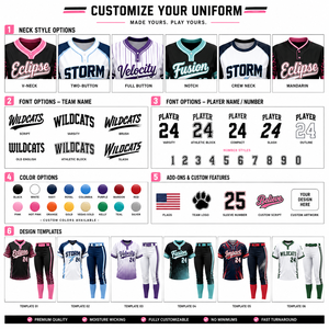 Conjunto de Uniforme de Béisbol para Mujer, Sublimado, de Poliéster, Transpirable, Jersey de Manga Corta con Pantalones con Cinturón, Superventas - Product Image 3