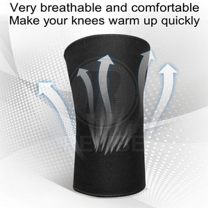Reliable Premium Support Breathable Elastic <b>Knee</b> Sleeves for Active Sports and Gym Sessions-Unisex - Product Image 2