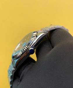 Reloj de Pulsera BOJ Plain R.O.L.E.X.10 de 41 mm, Edición Limitada, Esfera Azul, Acero Inoxidable, Movimiento Mecánico Automático, Precio Bajo - Product Image 3