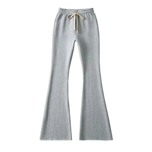<b>Women</b> Stylish Vintage Flare Trousers High Street Style Multi-Pocket Comfortable Mid Waist Breathable Waterproof Canvas Quick Dry - Product Image 3