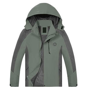 Chaqueta de lluvia para hombre hecha a medida, mejor precio, chaqueta de lluvia de nailon y poliéster para venta en línea - Product Image 1