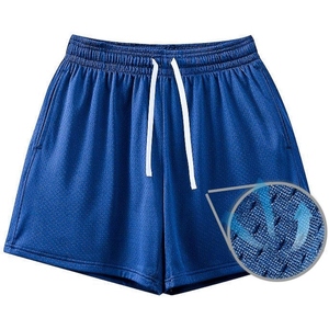 Pantalones Cortos Deportivos de Malla para Hombre OEM, Logotipo Personalizado, Transpirables, de Secado Rápido, para Correr, Gimnasio, Diseño Atlético Ligero - Product Image 3