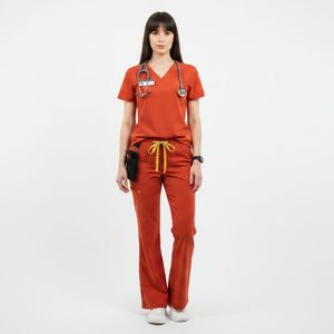 OEM Customized Nurse Scrub Suit Breathable Medical Uniform <b>Set</b> Comfortable Hospital Workwear Scrubs Supplier Wholesale - Product Image 6