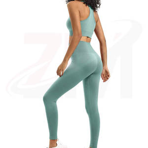 Servicio OEM, Conjunto de Yoga Profesional para Mujer, Tallas Grandes, Transpirable y de Secado Rápido - Product Image 3