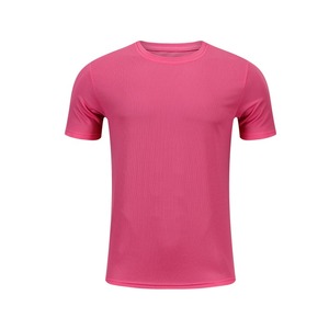 Camiseta de Algodón Lisa de Alta Calidad para Hombre, Cuello Redondo, Manga Corta, Informal, Básica, Tejido Suave y Transpirable, Logotipo Personalizado OEM - Product Image 3