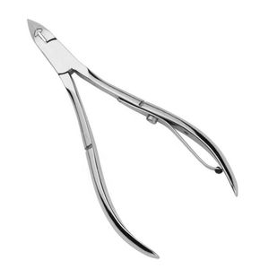 Curved Handle Stainless Steel <b>Nail</b> Cuticle Clipper Precision Manicure Pedicure <b>Tool</b> For Beauty And Personal <b>Nail</b> Care - Product Image 5