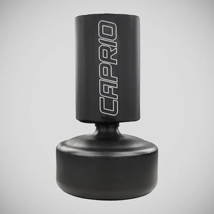 Soporte de Saco de Boxeo Doble Caprio Personalizado Negro para Entrenamiento de Velocidad y Reflejos, Boxeo, MMA, Kickboxing, Muay Thai, Duradero, de Alta Resistencia, PU - Product Image 1