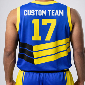 Uniforme de Baloncesto de Diseño Único para Hombre, Talla Grande, Conjunto de Baloncesto Profesional, Transpirable, de Secado Rápido, Ligero, de Poliéster - Product Image 2