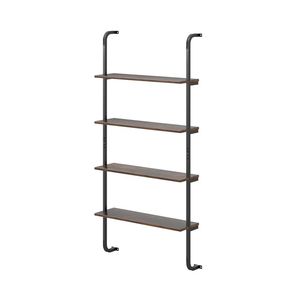 Scaffali a parete con struttura in metallo in stile industriale per soggiorno e cucina - Product Image 1