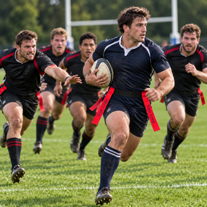 Ceinture de rugby personnalisée de haute qualité avec sangles en velcro réglables et étiquettes SRF pour l'entraînement et les matchs et les joueurs de rugby débutants - Product Image 4