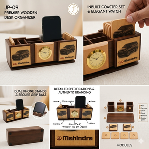 Plateau de table personnalisé en bois de qualité supérieure RoyalOak pour la fête des mères et Noël - Product Image 3