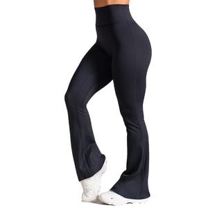 2024 logotipo personalizado Butt Scrunch mallas de fitness sin costuras para mujeres de cintura alta Control de barriga deporte mallas atléticas mallas de Yoga - Product Image 1