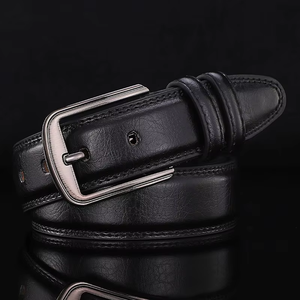 Cinturón de Vestir de Cuero Vacuno Genuino para Hombre, Hecho a Mano, Nuevo Diseño con Hebilla de Aleación, para Uso en el Trabajo, Negocios o Casual - Product Image 5