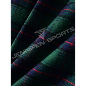 Chemise de moto pour homme en flanelle de coton doublée de fourrure, respirante, à motif à carreaux, pour une protection optimale. - Product Image 4