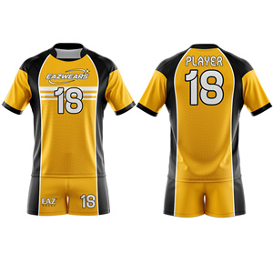 Rugby Training Uniform Custom Rugby Jersey And Short Breathable Moisture Wicking OEM ODM Sports Clothing Manufacturer Team Rugby - Product Image 2