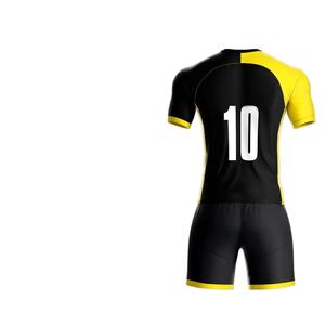 Conjunto de uniformes de fútbol de moda Kits de equipo listos para aparejos sublimados Ropa de fútbol americano ligera de secado rápido - Product Image 3