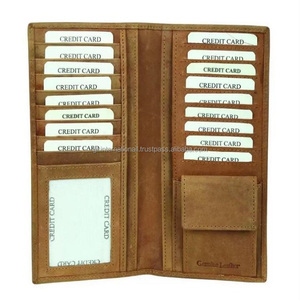 Ví Da Bifold Thời Trang Sành Điệu Làm Bằng Da Hai Màu Cho Thợ Săn Với Lớp Lót Bằng Cotton Bên Trong Bảo Vệ Chống Trộm RFID - Product Image 3