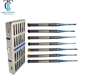 ชุดเครื่องมือถอนฟัน PDL Dental Set พร้อมอุปกรณ์ยกฟัน ทำจากสแตนเลส ผลิตโดย TARIQ CRAFTED INDUSTRIES - Product Image 3
