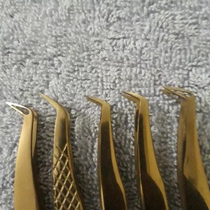 Pinzas para Pestañas de Acero Inoxidable con Punta de Fibra, Dentadas, con Opción de Logotipo Personalizado - Venta al por Mayor - Product Image 2