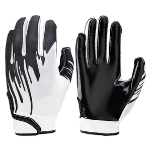 <b>Hook</b> And Loop Palm Stability American Football Gloves Breathable Gloves Joint Protection <b>Game</b> Ready American Football Gloves - Product Image 1