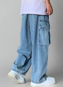 Men's Women's <b>Light</b> Blue Loose Fit Denim Jeans Casual Washed Wide Leg Style Summer Wear Denim Jacket Pant Baggy Styles - Product Image 6