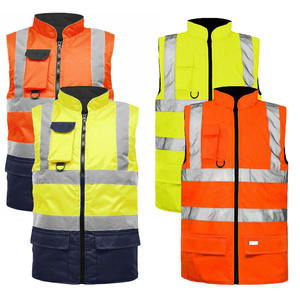 Chaleco de Seguridad Reflectante de Alta Visibilidad, Transpirable, Resistente a Ácidos, con Bolsillos con Cremallera, Color Personalizado, Venta al Por Mayor - Product Image 1