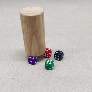 Gobelet à dés en cuir classique moulé sur mesure pour la fabrication de jeux, vente en gros - Product Image 1