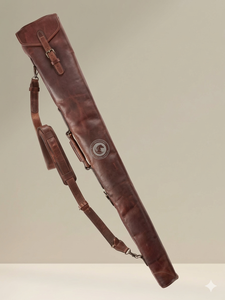 Étui long en cuir avec sangle pour équipement d'équitation western, support de rangement pour selle, utilisation extérieure - Product Image 6