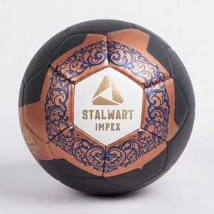 Balón de Fútbol Cosido a Máquina con Logotipo de Stalwart Impex, Diseño de Patrón de Circuito, Alta Retención de Aire, Duradero para Uso en Interiores/Exteriores, Bolsa de Malla - Product Image 5