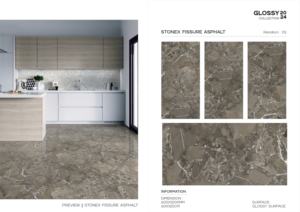 Carreaux de porcelaine émaillée polie haute brillance 24x48 pouces, grand format, pour revêtement de sol intérieur, adaptés aux espaces de design haut de gamme - Product Image 5