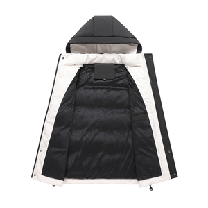 2026 Winter Waterproof Puffer Vest For <b>Men</b> Unisex Zipper Polyester/nylon Shell Filled Custom Front Logo Casual Outerwear - Product Image 6