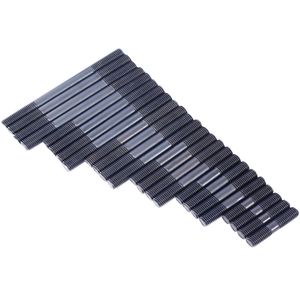 Set di serraggio a T da 58 pezzi per fresatrice con scanalatura da 3/4 e perni da 5/8 e 11, con contenitore blu per raccordi generici - Product Image 5