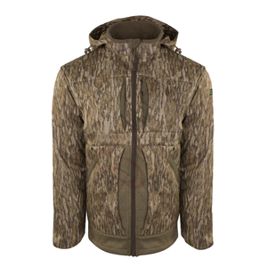 Veste de pluie épaisse pour homme – Coupe-vent imperméable en softshell avec intérieur en polaire, veste d'automne à capuche coupe ample - Product Image 1