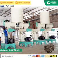 Usine de fabrication de palettes en biomasse à base de granulés de bois à haute productivité avec roulement et moteur, capacité de 1 à 40 t/h