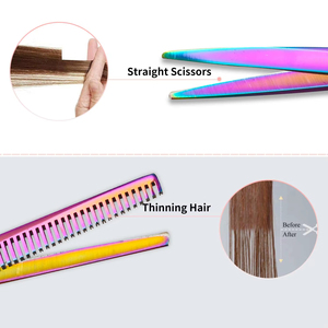 Ciseaux de coiffure professionnels en acier inoxydable, ciseaux de coupe colorés, ciseaux de toilettage, ciseaux de coupe de cheveux de qualité supérieure - Product Image 3