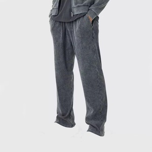 Pantalones Casuales de Poliéster/Algodón para Hombre de Alta Calidad Antiarrugas con Cierre de Cordón, Ligeros, para Invierno, a Precios de Mayoreo - Product Image 4