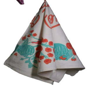 100% Organic Cotton Handmade Kitchen <b>Towel</b> Customized Floral <b>Pattern</b> Quick-Dry Screen-Printed Tea <b>Towel</b> Promotional Features - Product Image 5